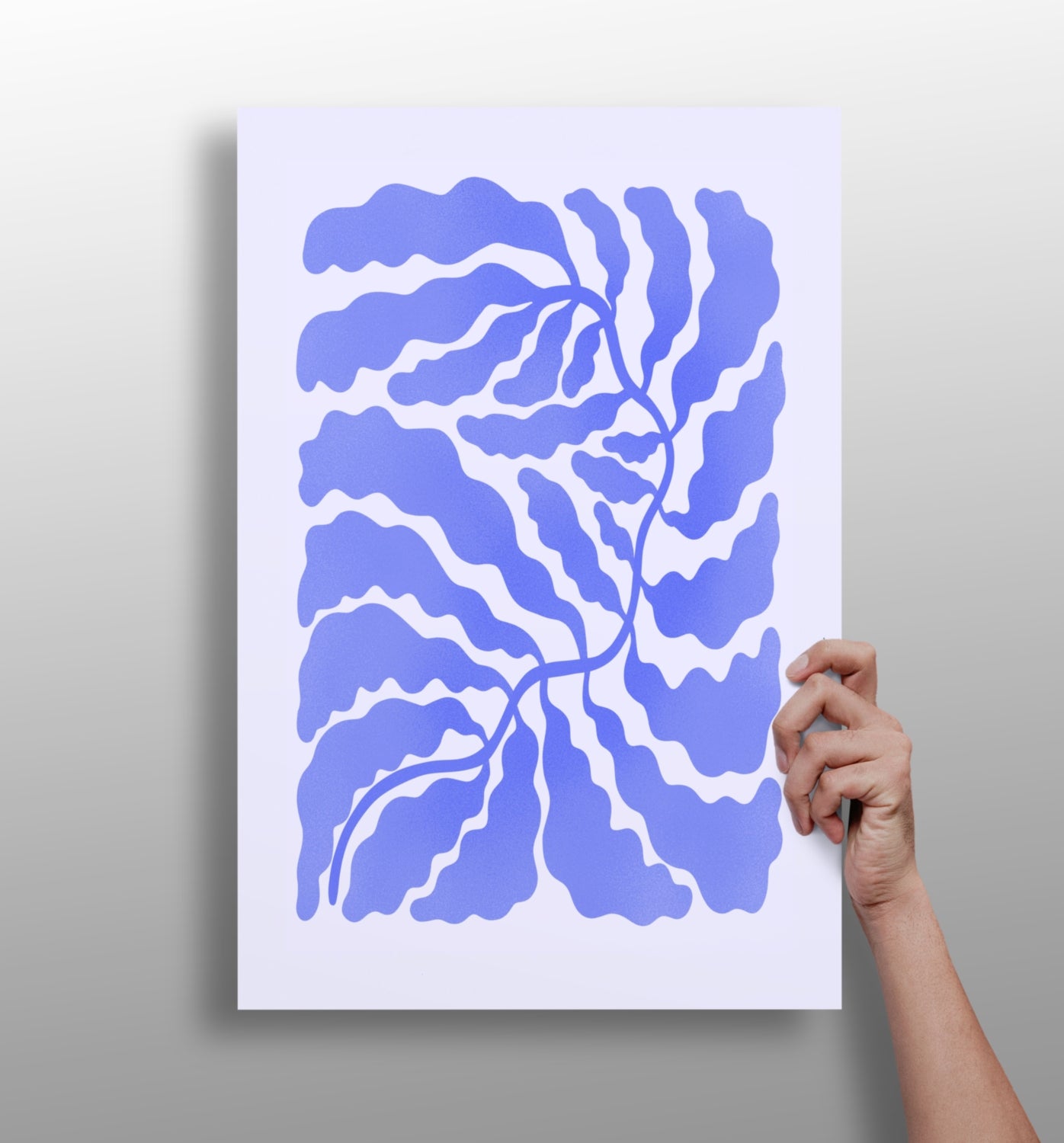 Abstract Flower Aluminum Print.