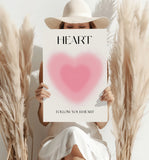 Heart Aluminum Print.