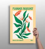 Modern Art Gallery Flower Aluminum Print.