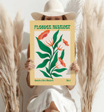 Modern Art Gallery Flower Aluminum Print.