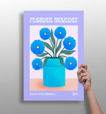 Modern Art Gallery Flower Aluminum Print.