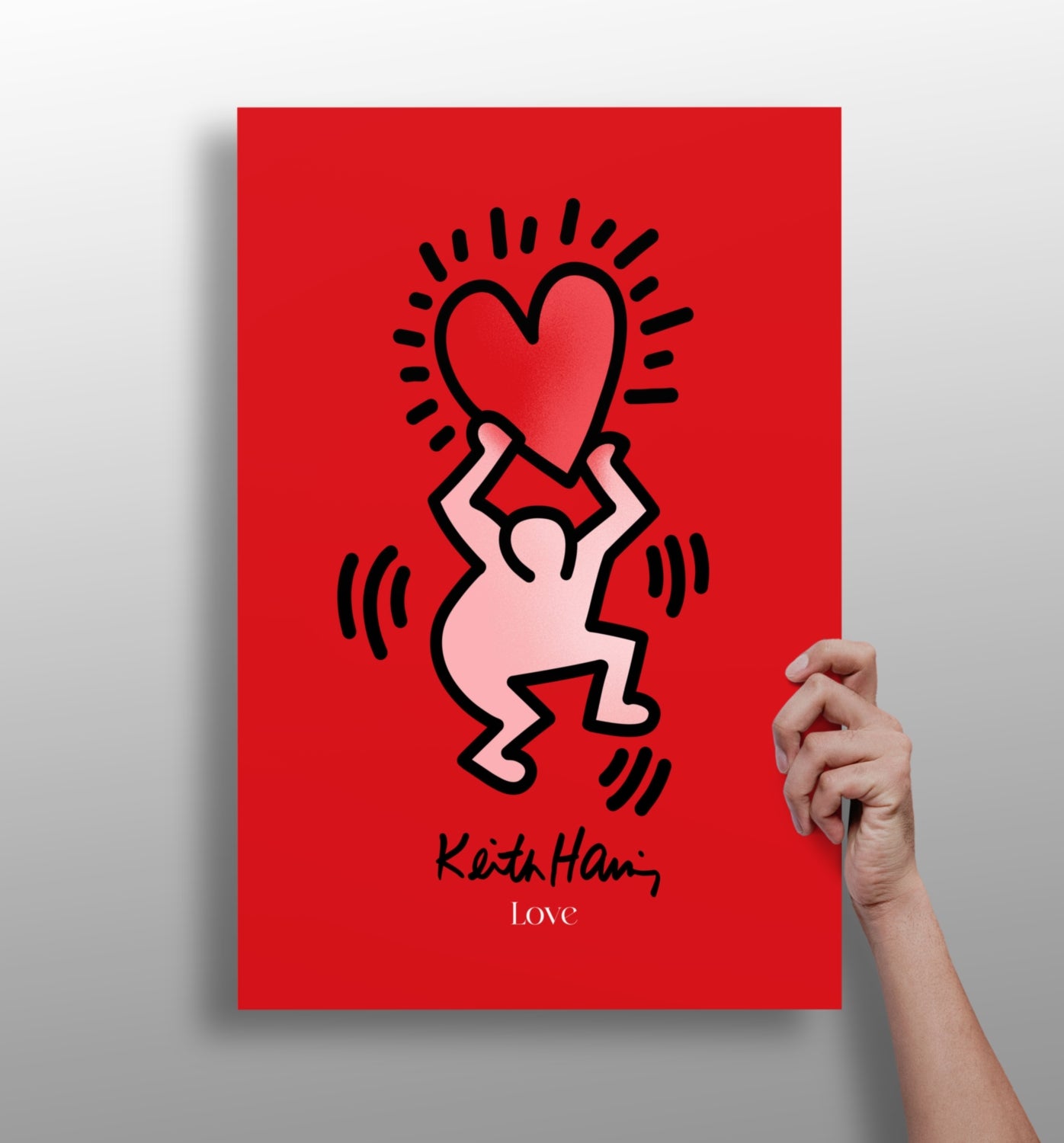 Keith Haring Aluminum Print.