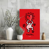 Keith Haring Aluminum Print.