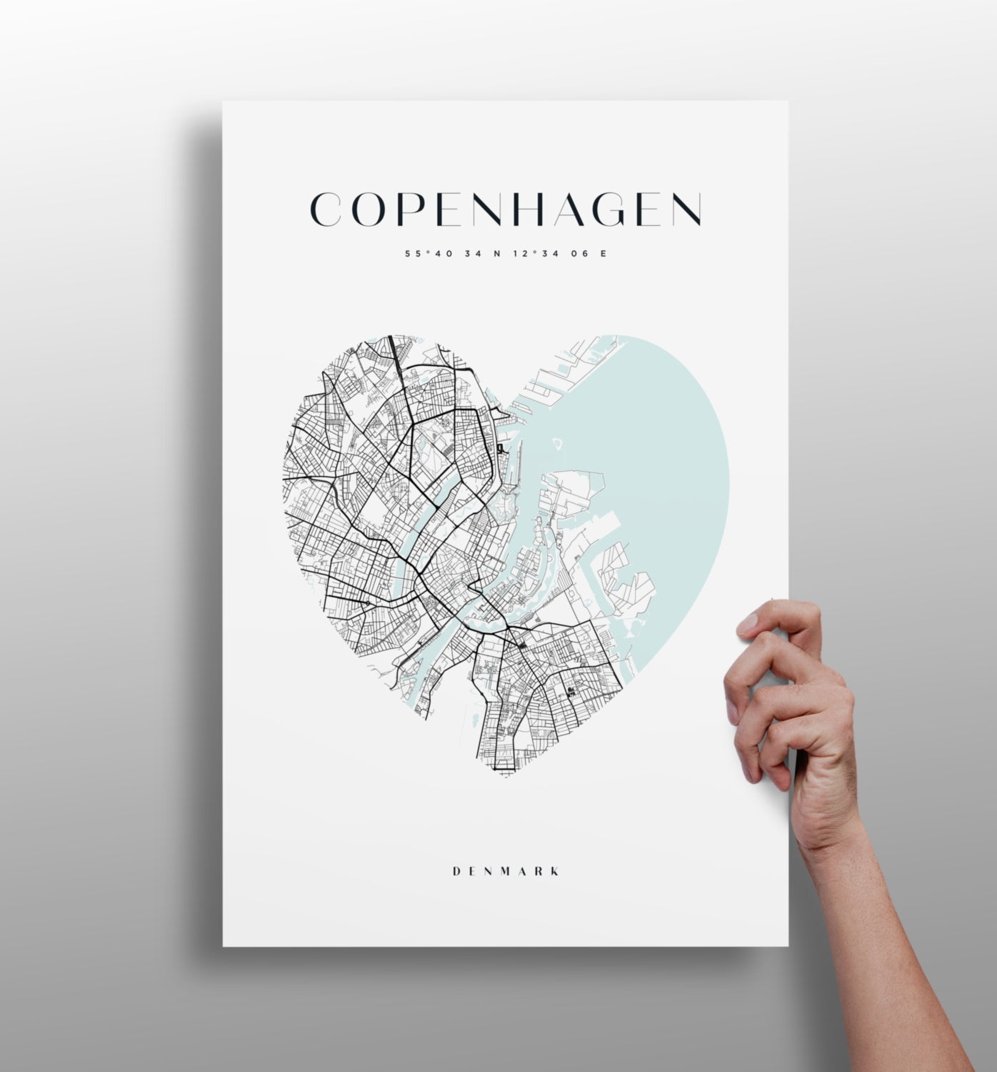 Copenhagen V1 Aluminum Print.