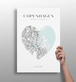 Copenhagen V1 Aluminum Print.