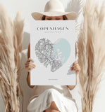 Copenhagen V1 Aluminum Print.