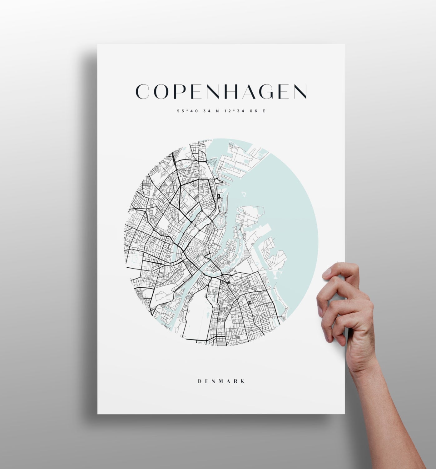 Copenhagen V2 Aluminum Print.