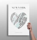 New York V1 Aluminum Print.