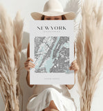 New York V3 Aluminum Print.