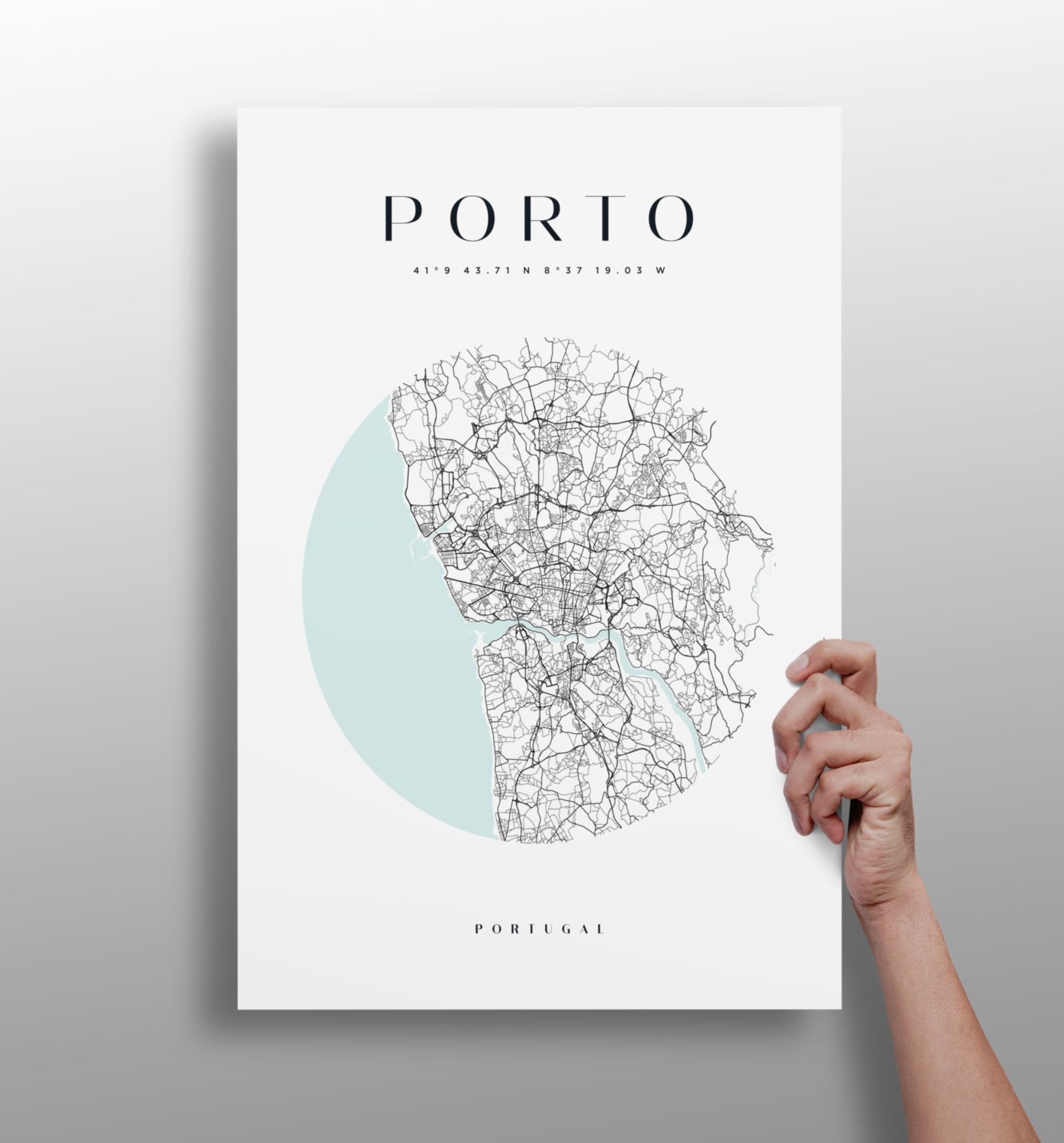 Porto V2 Aluminum Print.