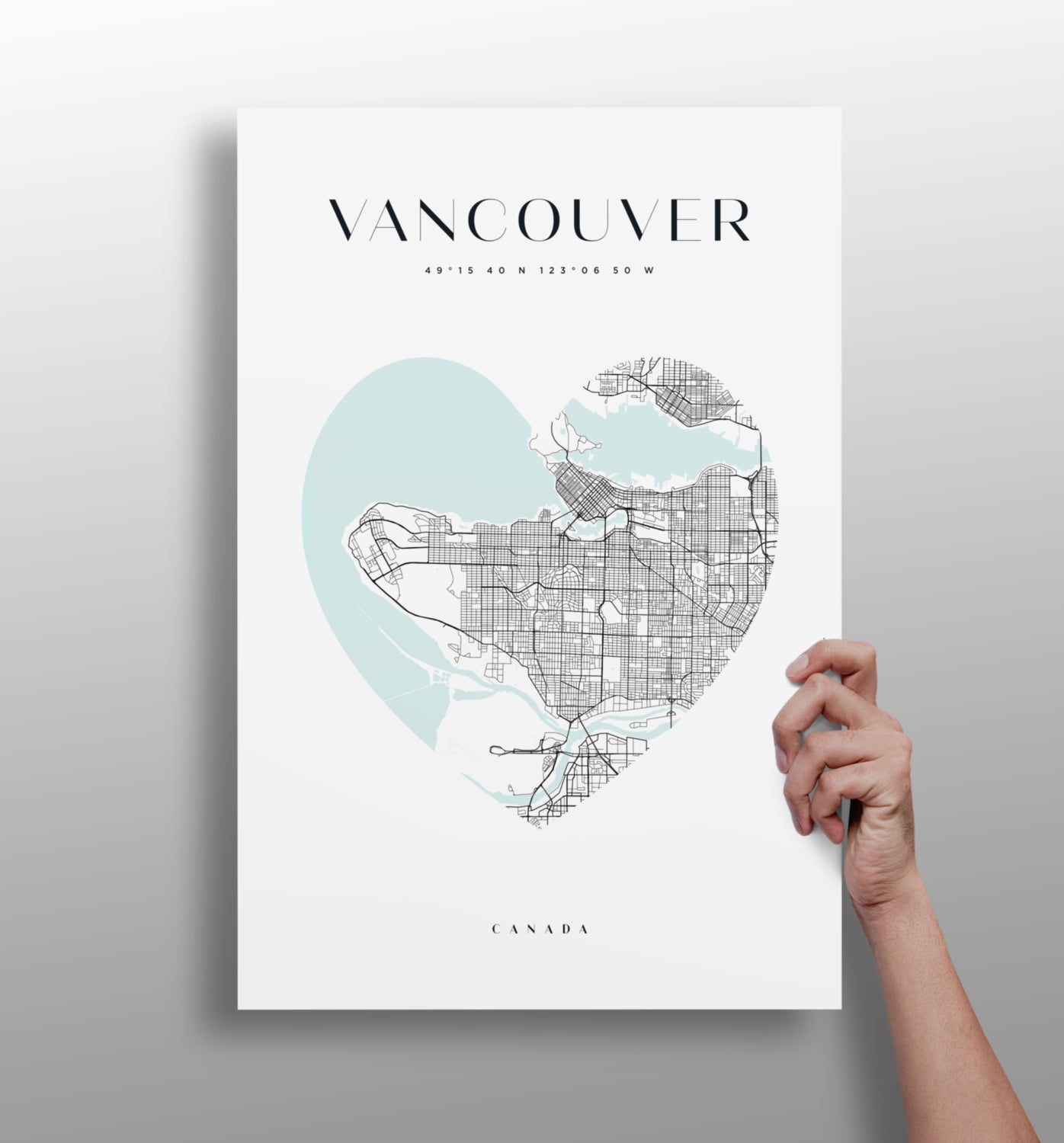 Vancouver V1 Aluminum Print.