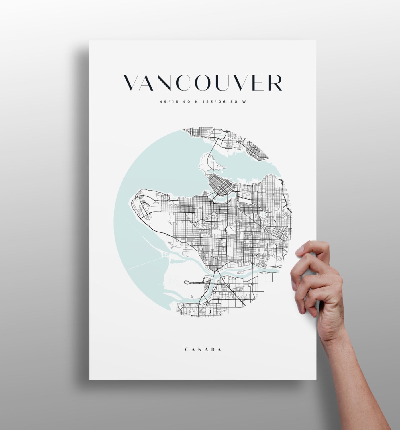Vancouver V2 Aluminum Print.