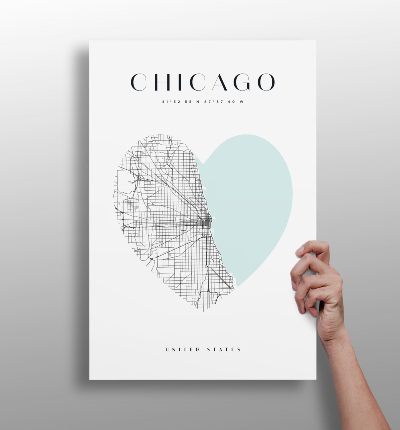 Chicago V1 Aluminum Print.