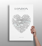 London V1 Aluminum Print.