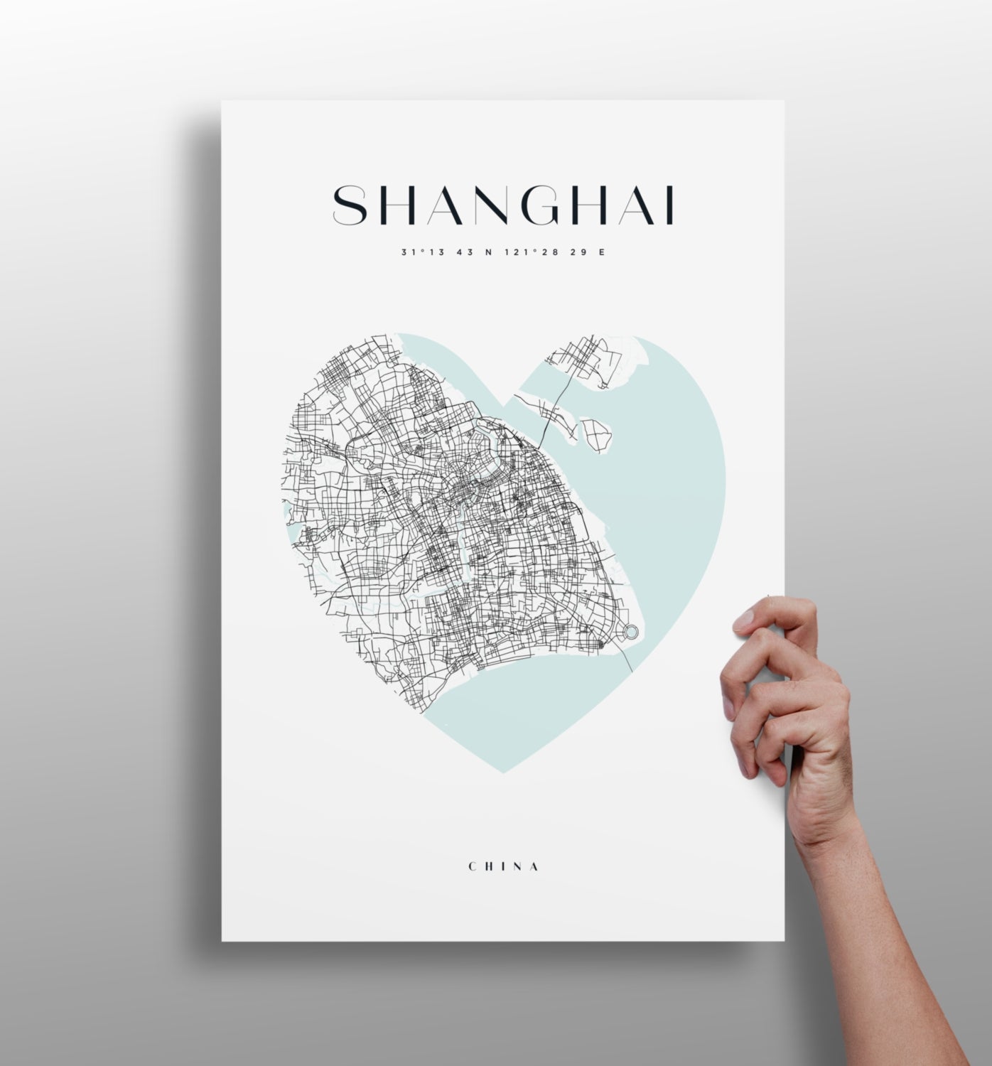 Shangai V1 Aluminum Print.