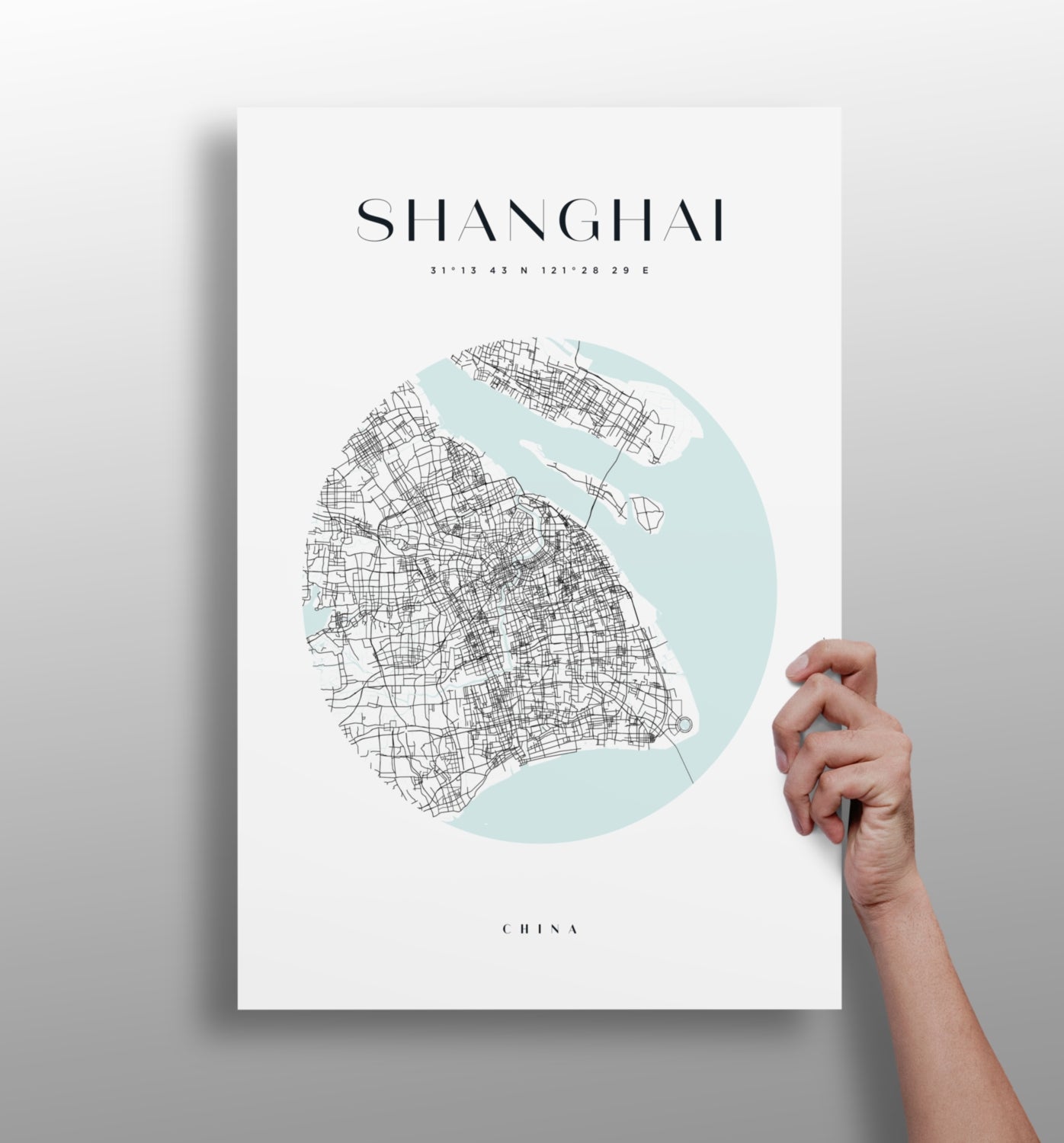 Shangai V2 Aluminum Print.