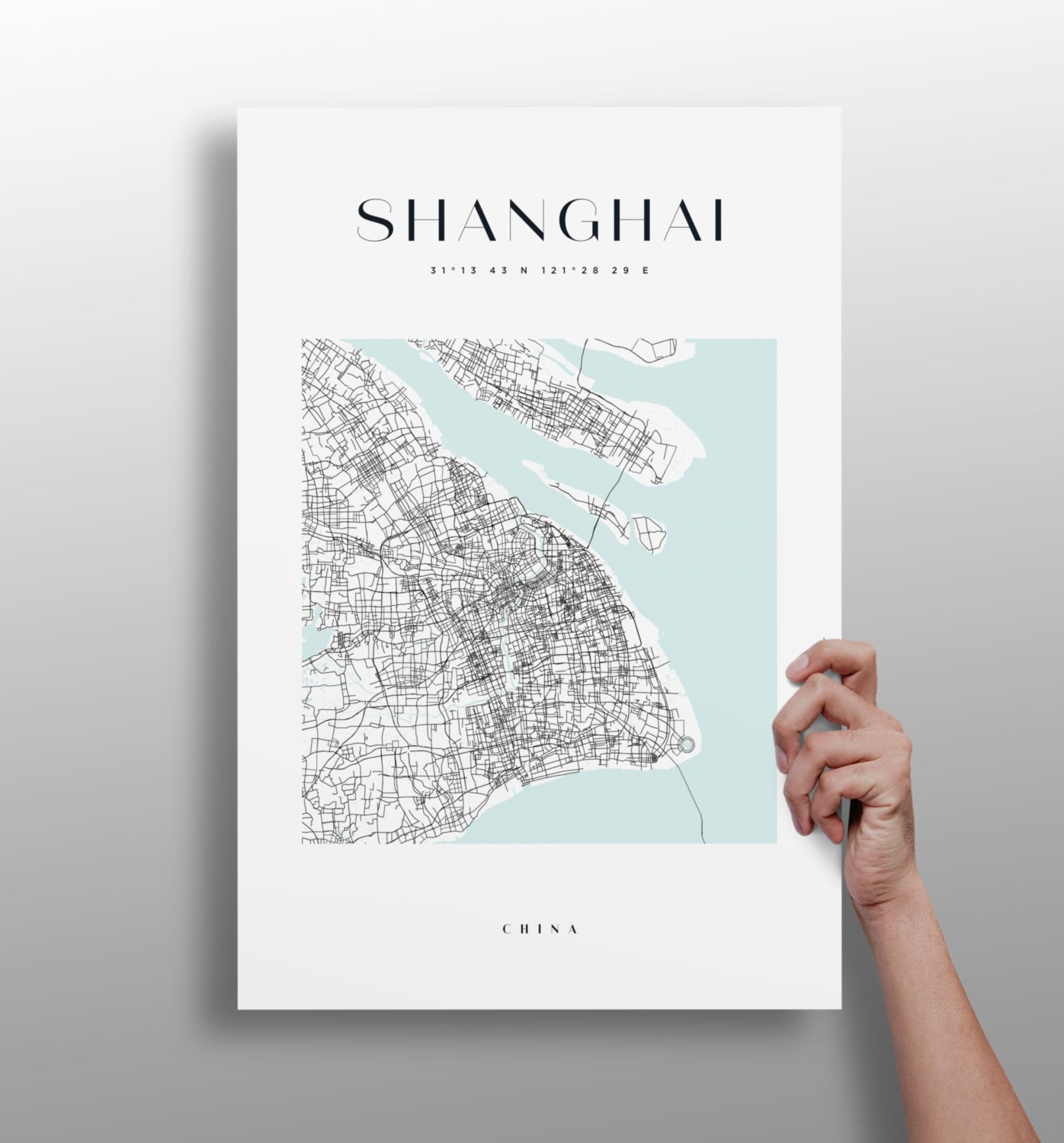 Shangai V3 Aluminum Print.