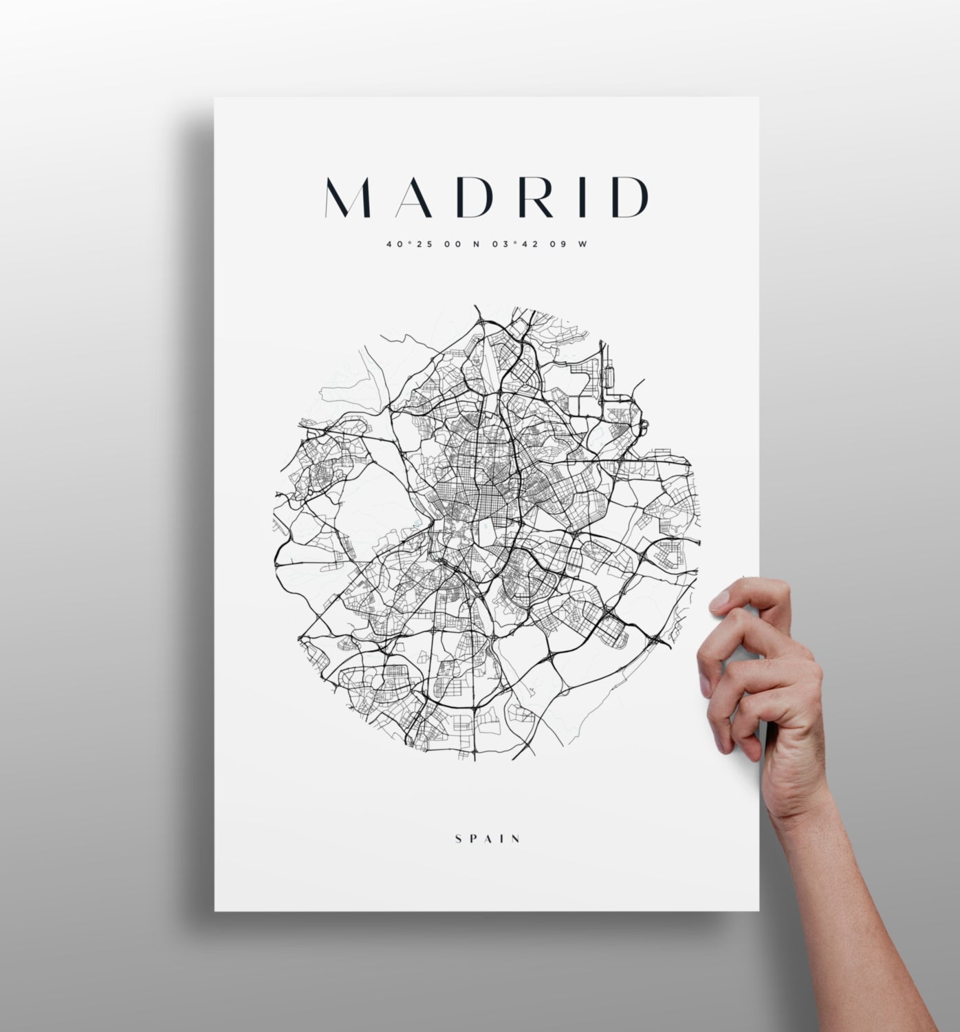 Madrid V2 Aluminum Print.