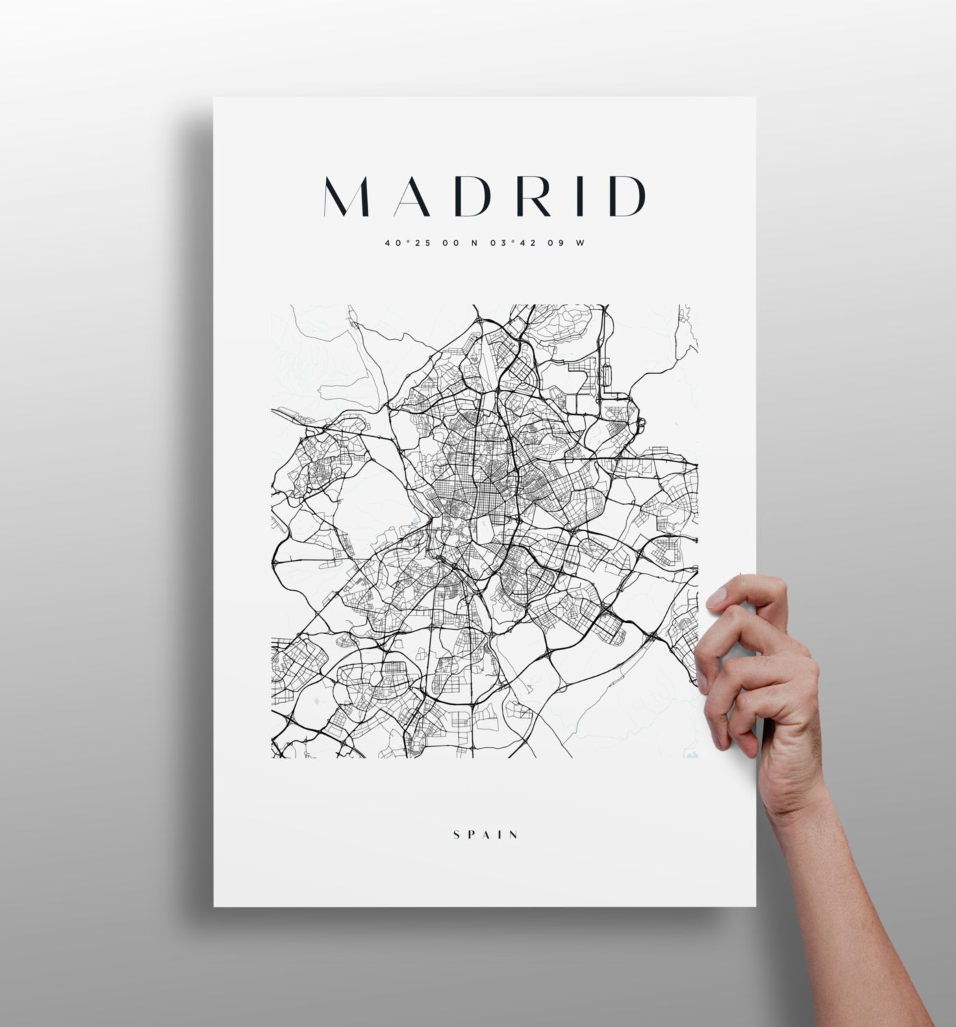 Madrid V3 Aluminum Print.