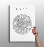 Paris V2 Aluminum Print.