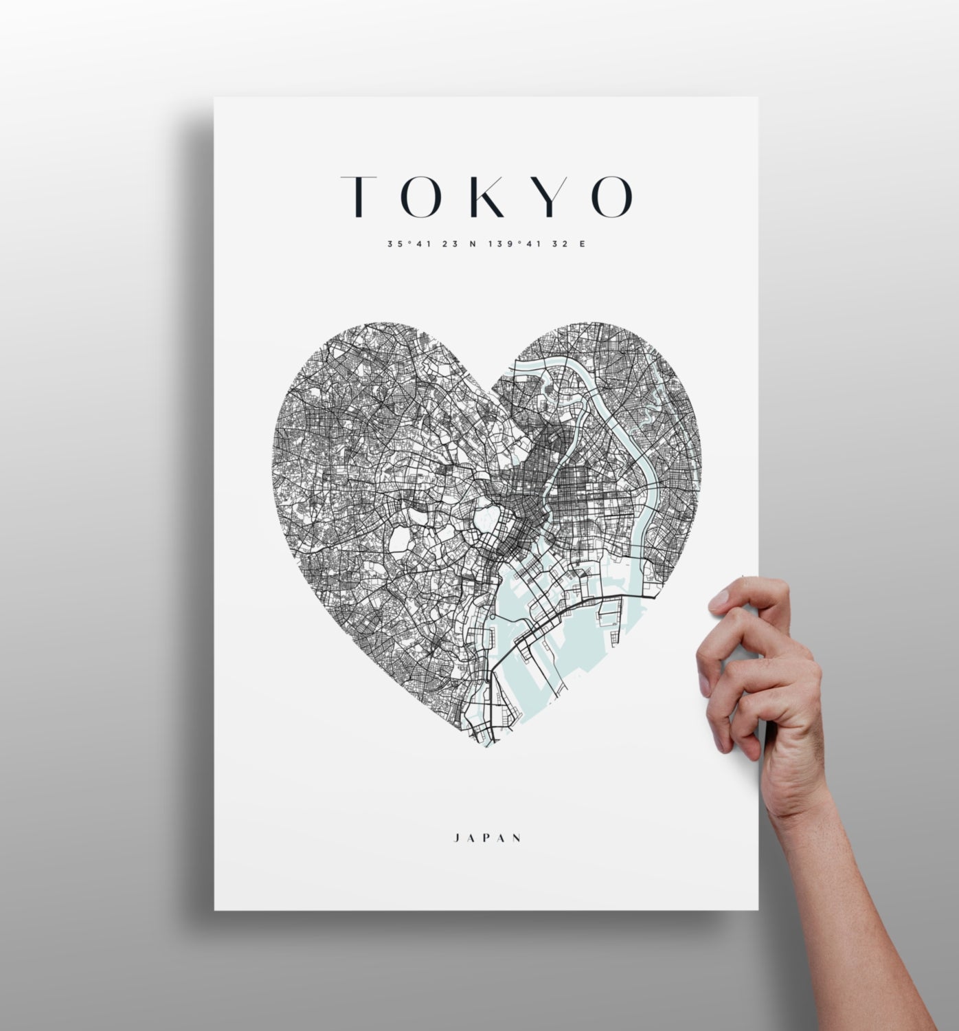 Tokyo V1 Aluminum Print.