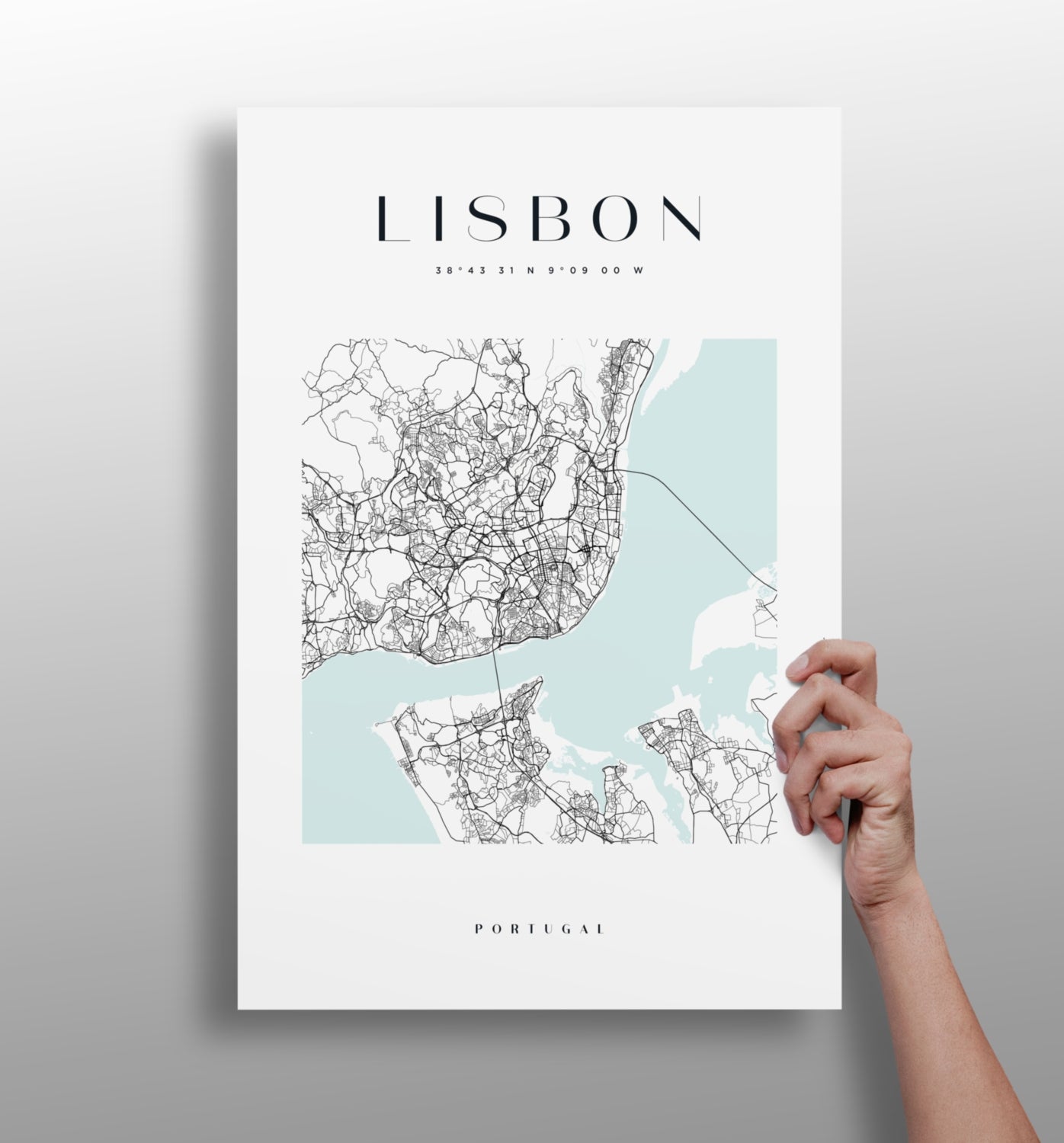 Lisbon V3 Aluminum Print.