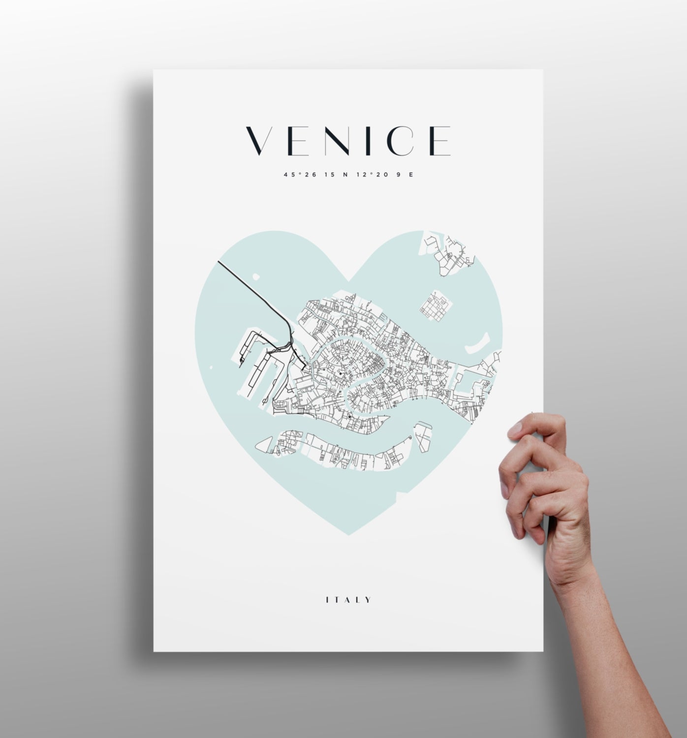 Venice V1 Aluminum Print.