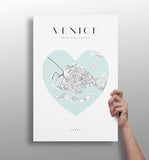 Venice V1 Aluminum Print.