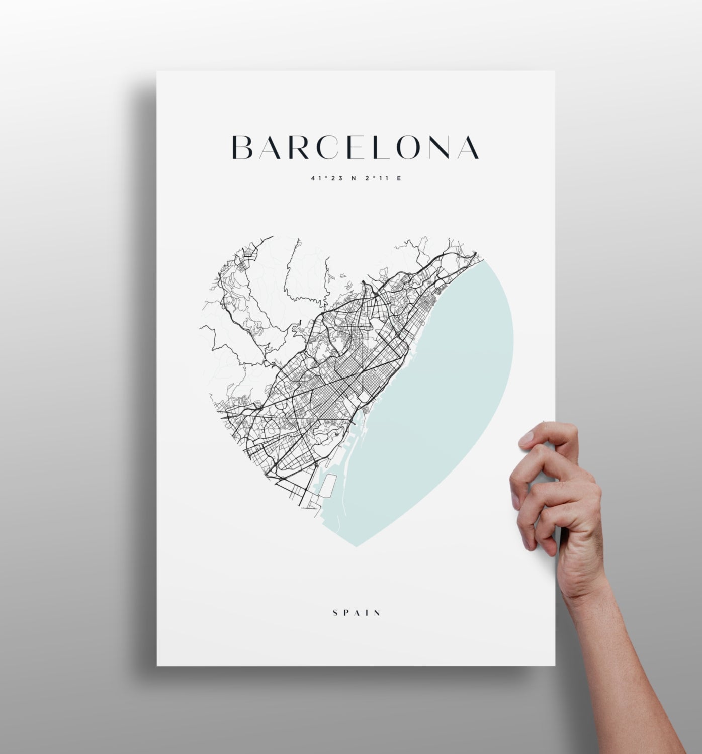 Barcelona V1 Aluminum Print.