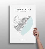 Barcelona V1 Aluminum Print.