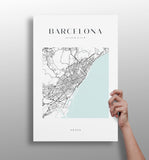 Barcelona V3 Aluminum Print.