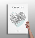 Singapore V1 Aluminum Print.