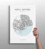 Singapore V2 Aluminum Print.