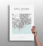 Singapore V3 Aluminum Print.