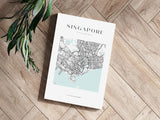 Singapore V3 Aluminum Print.