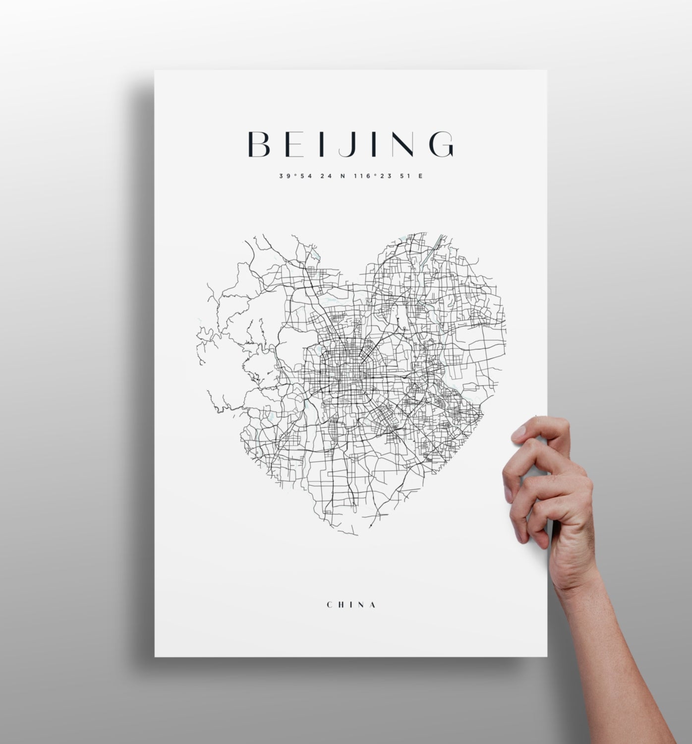 Beijing V1 Aluminum Print.