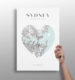 Sydney V1 Aluminum Print.