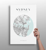 Sydney V2 Aluminum Print.