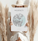 Sydney V2 Aluminum Print.