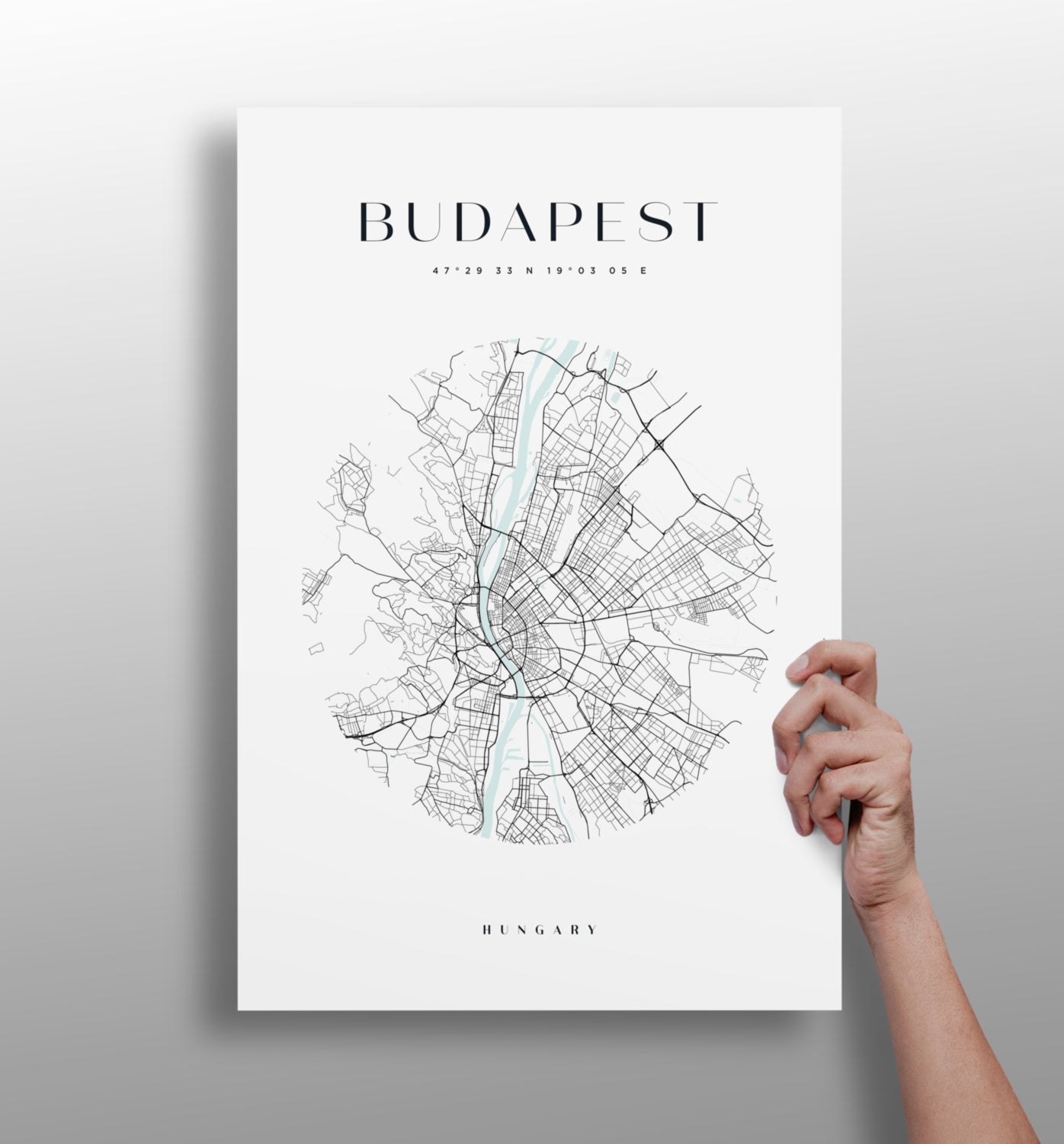 Budapest V2 Aluminum Print.