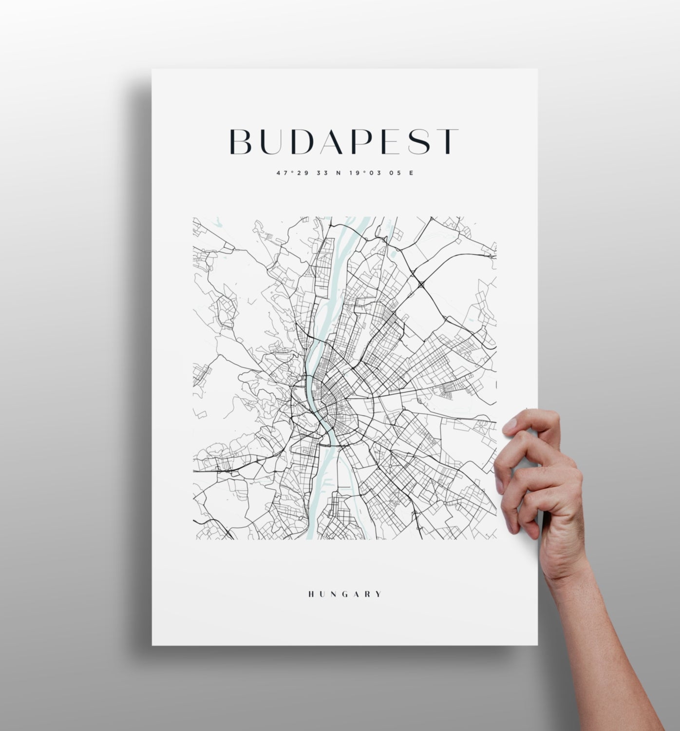 Budapest V3 Aluminum Print.