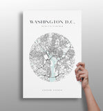 Washington V2 Aluminum Print.