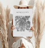 Mexico City V3 Aluminum Print.