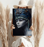 Egyptian Woman Aluminum Print.