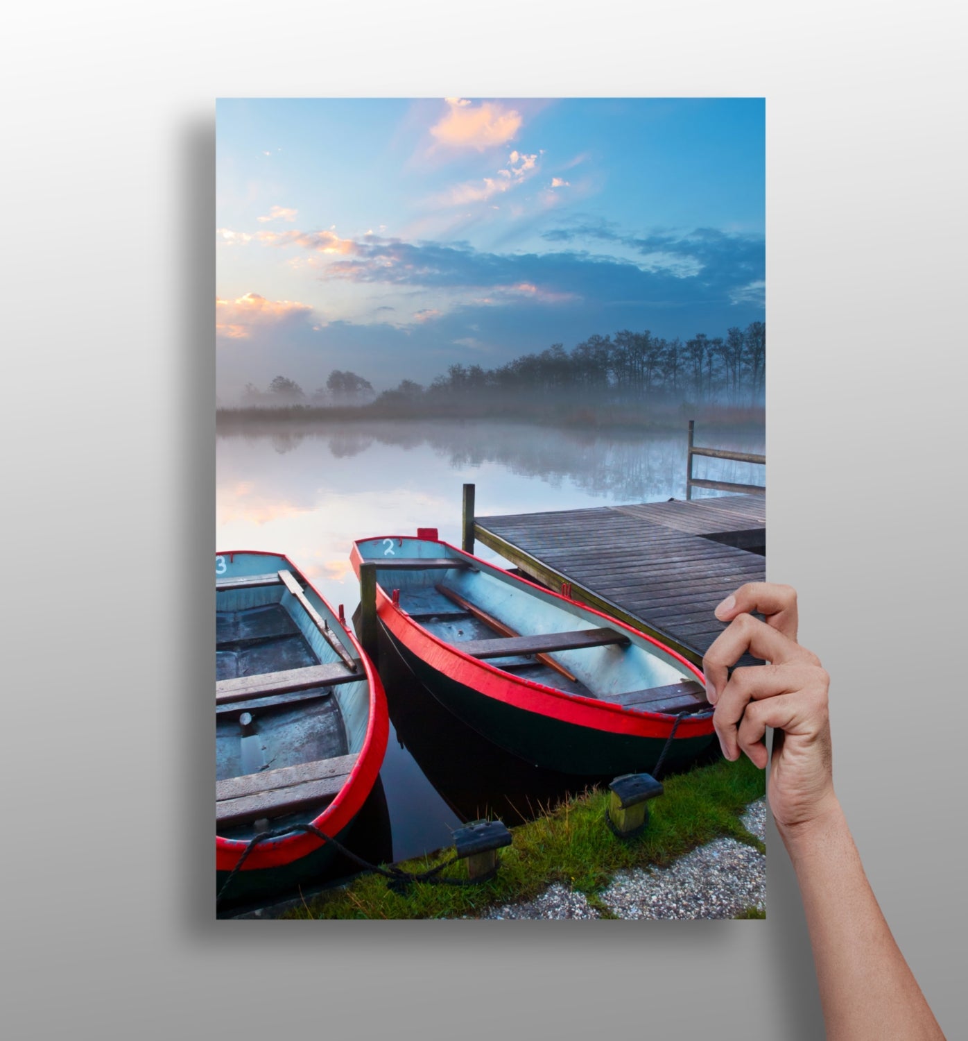 Boats Aluminum Print.