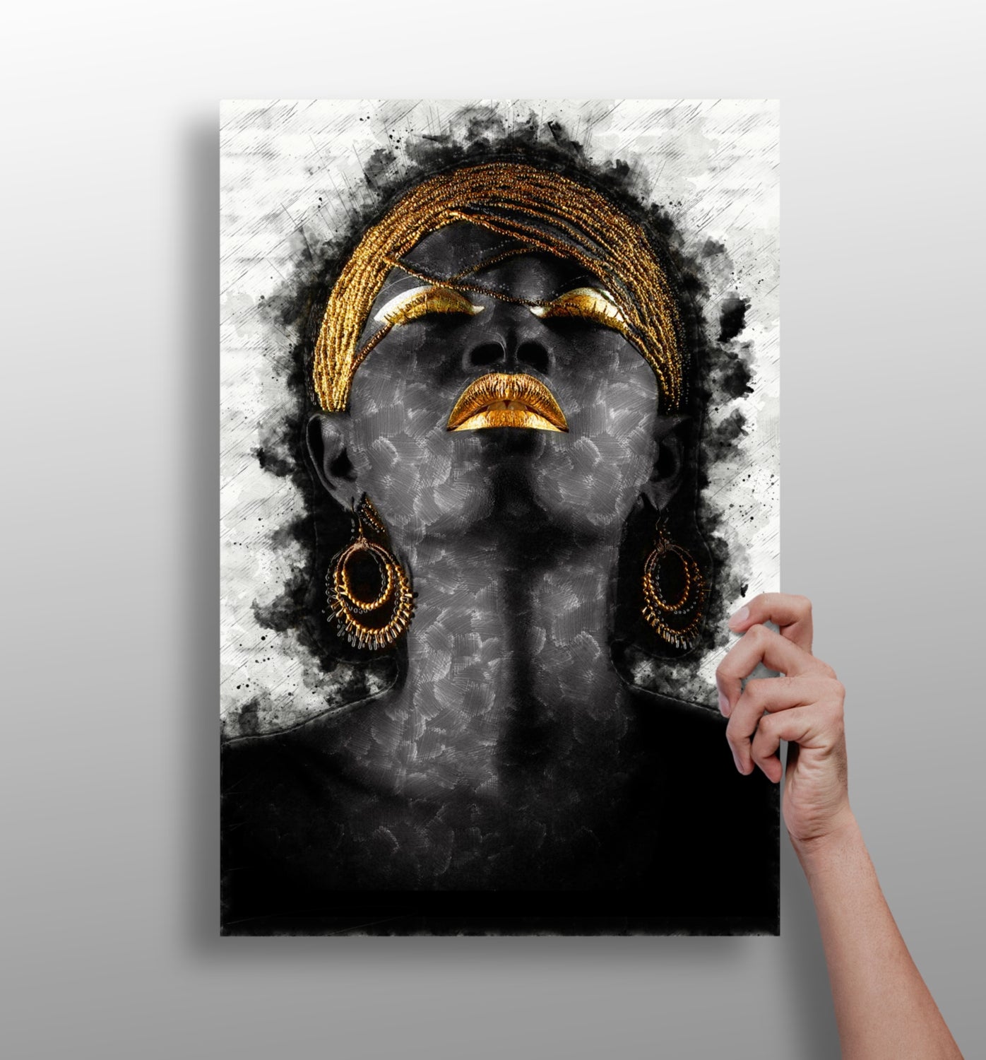 Woman Aluminum Print.