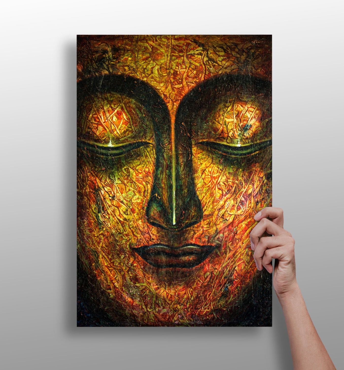 Buddha Aluminum Print.