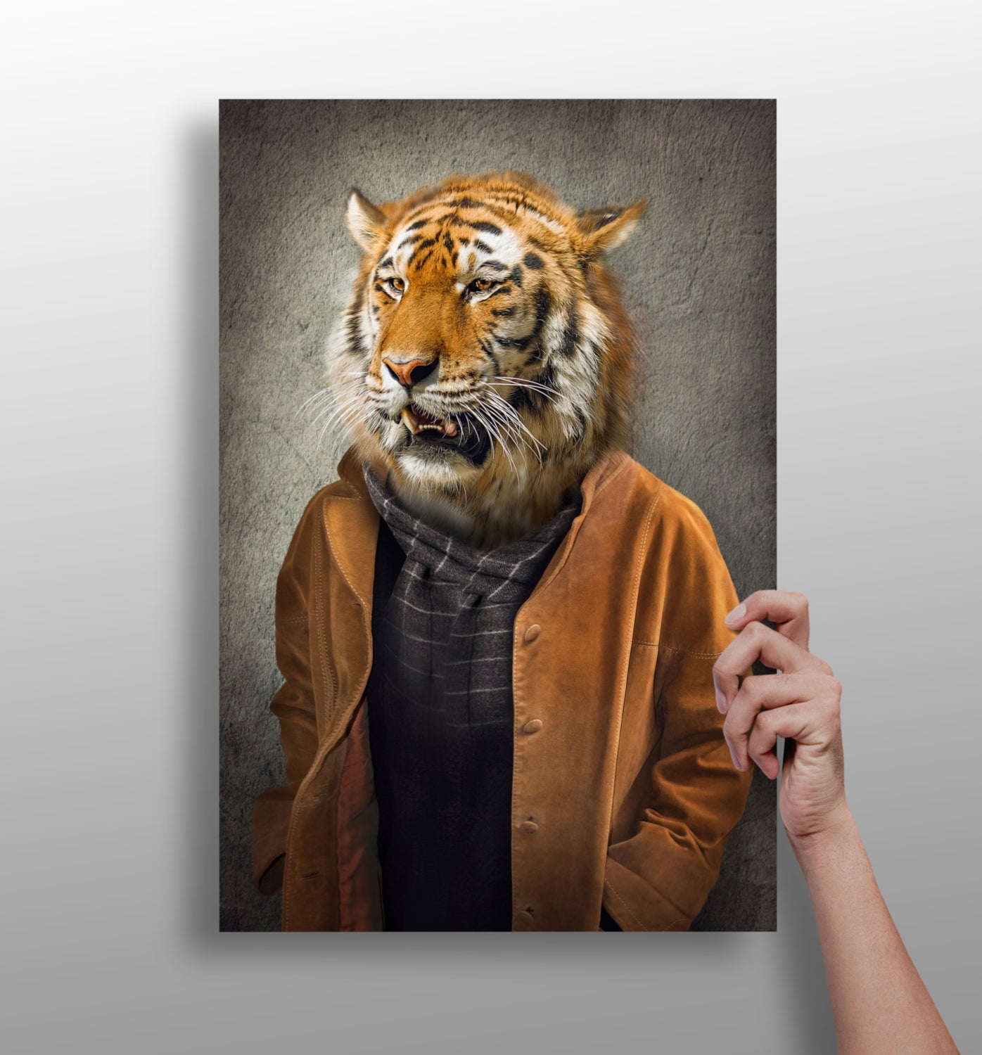 Tiger Aluminum Print.