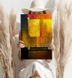 Abstract Aluminum Print.