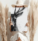 Deer Aluminum Print.